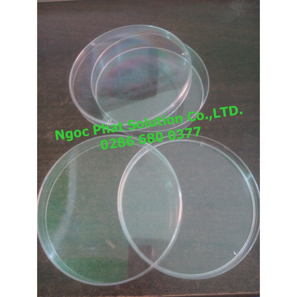 Đĩa petri nhựa, tiệt trùng (20 cái/gói)