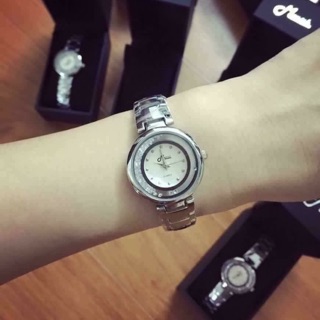 ĐỒNG HỒ MWATCH NỮ MẶT TRÒN DÂY KIM LOẠI