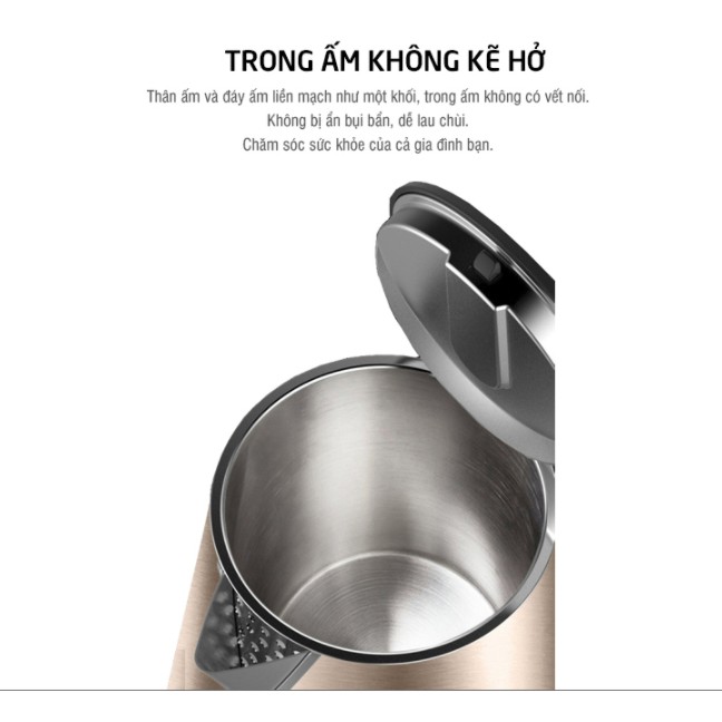 Bình Đun Siêu Tốc Lock&amp;Lock EJK631 (1.7L) - Hàng chính hãng - BH 12 tháng