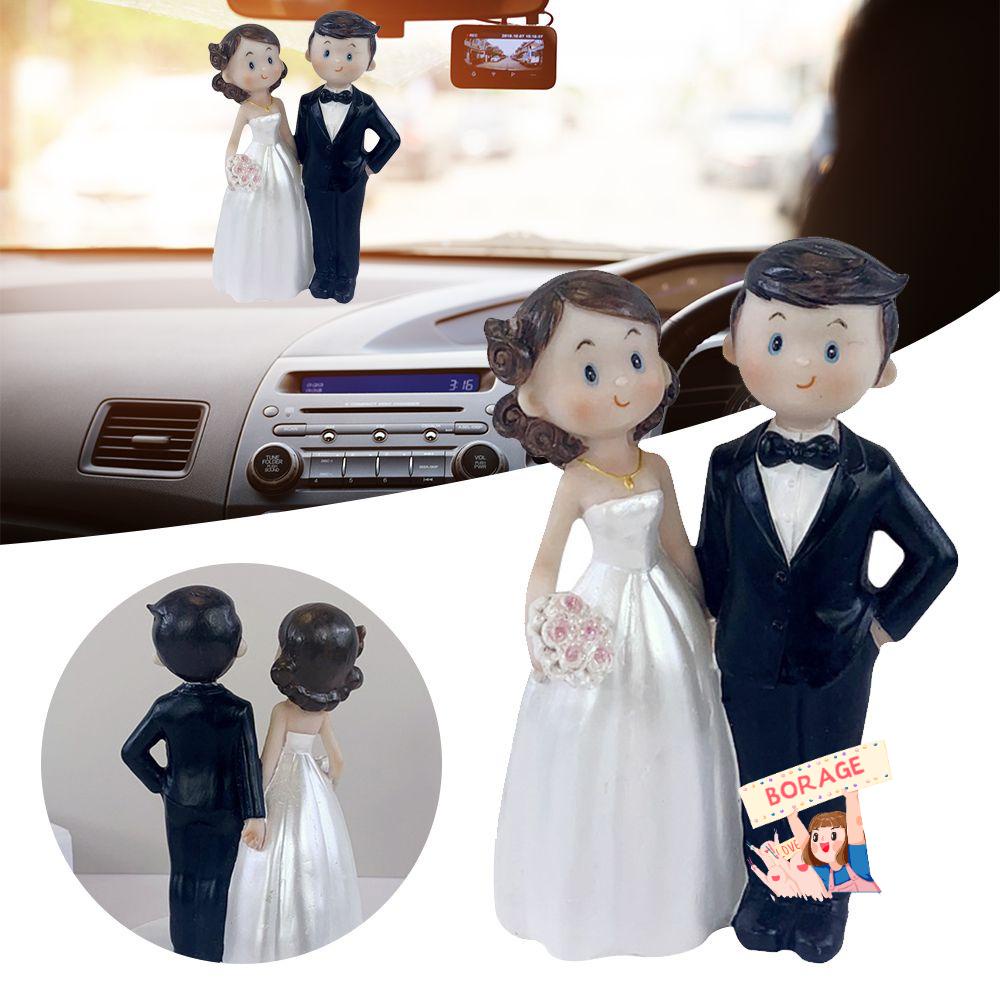 Mô Hình Cô Dâu Chú Rể Marry Bằng Resin Thời Trang Để Bàn Trang Trí Nhà Cửa / Văn Phòng