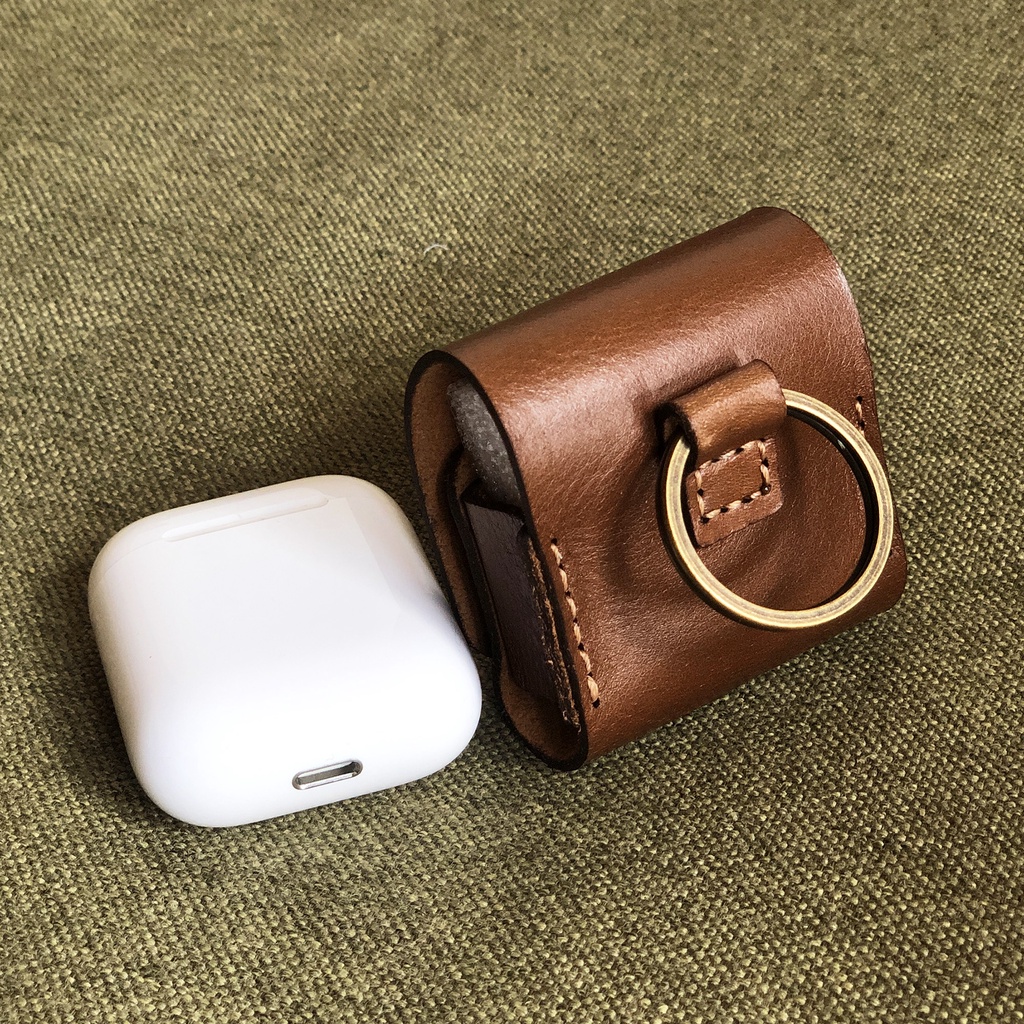 Bao da Airpods Case, handmade da thật
