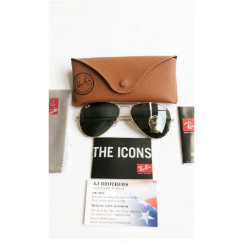 Mắt kính Rayban RB3025 Aviator Large 58mm - Made in Italy