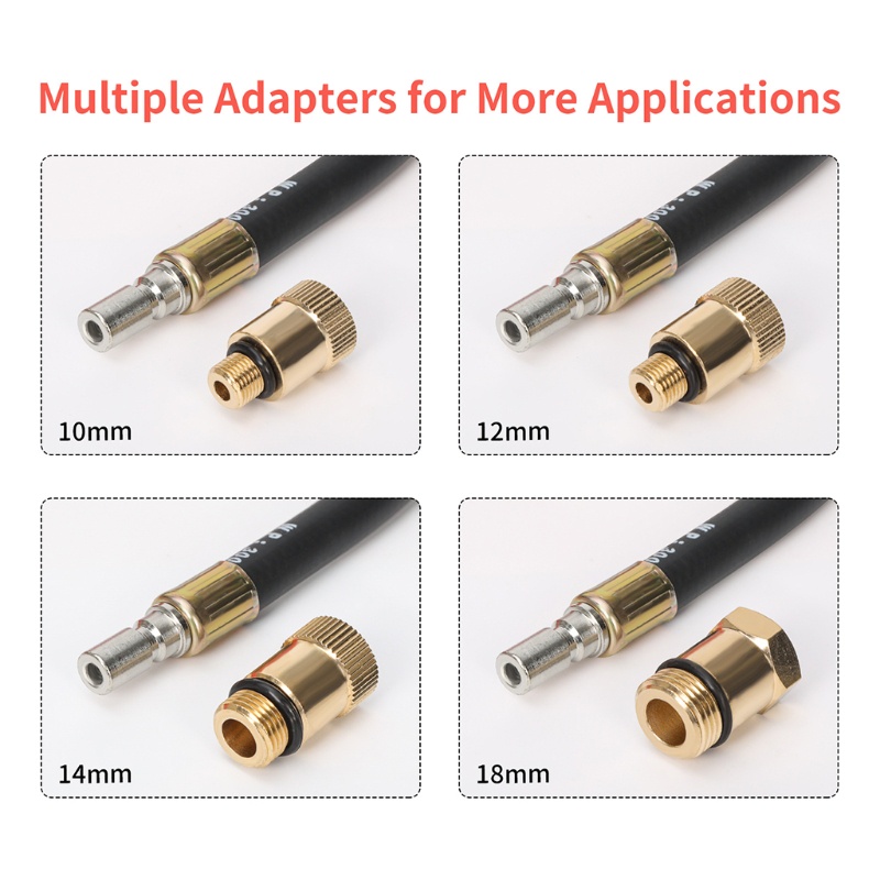 Bộ 8 Dụng Cụ Kiểm Tra Nén Nhiên Liệu M10 M12 M14 M18