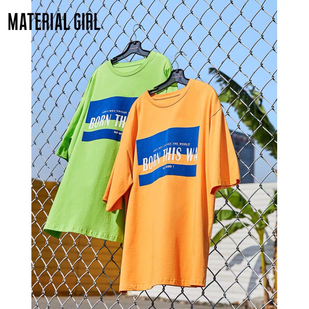 Áo thun tay lỡ form rộng unisex 100% COTTON - Áo phông nữ BORN THIS WAY SABI SHOP | BigBuy360 - bigbuy360.vn