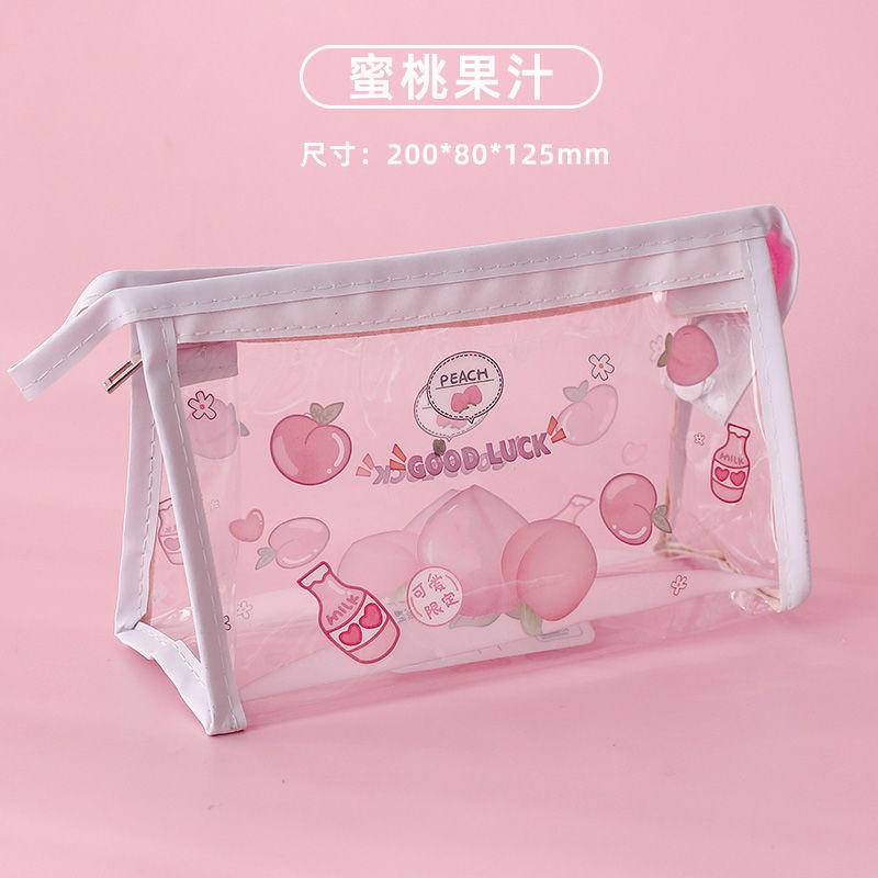 ⭐ iLado ⭐  Túi đựng bút trong suốt cute túi PVC theme chủ đề nhân vật túi zip nhỏ hộp vải đựng đồ Hộp đựng hộp bút hologram bút cute bọc zip tiểu an văn phòng phẩm Đa Dụng túi đựng đồ dùng cá nhân hình