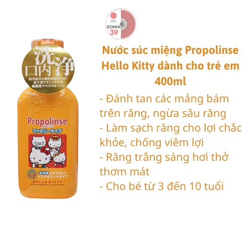 Nước súc miệng Propolinse Nhật Bản giúp làm sạch và giảm mảng bám 600ml - Bahachiha