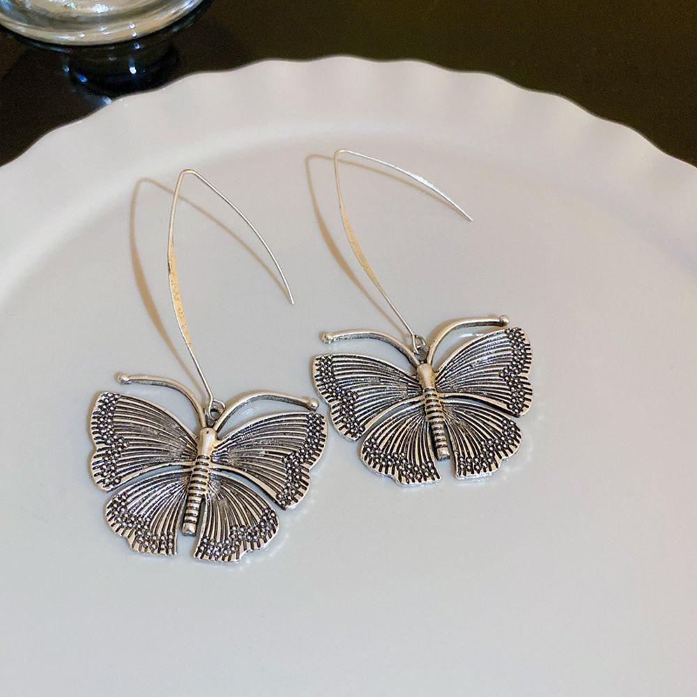 Bông Tai Dáng Dài Phong Cách Retro Thời Trang Cho Nữ