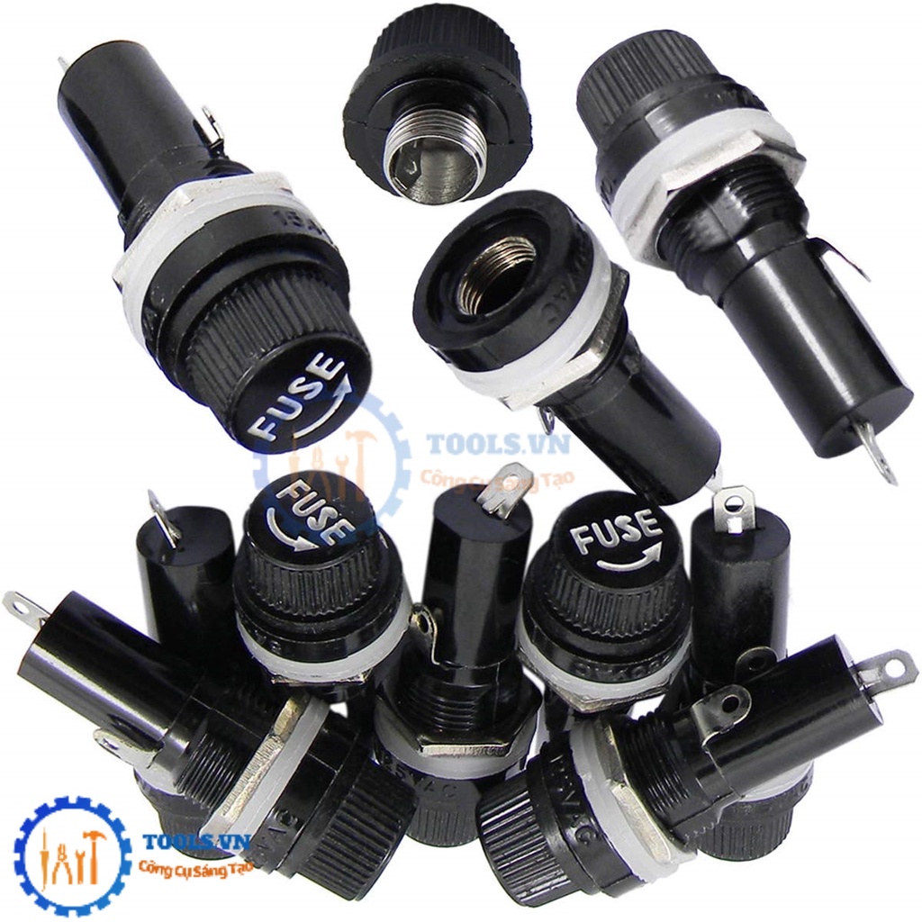 HỘP ĐỰNG CẦU CHÌ 6X30MM 15A 125VAC