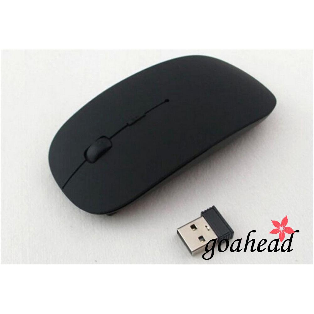 Chuột quang không dây dạng mỏng 2.4GHz + đầu nhận USB 2.0 cho máy tính