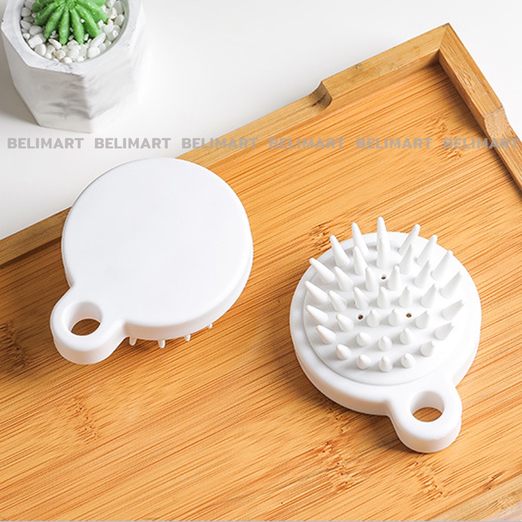Lược gội đầu silicon, lược chải đầu giảm rụng và kích thích mọc tóc Beli BL022