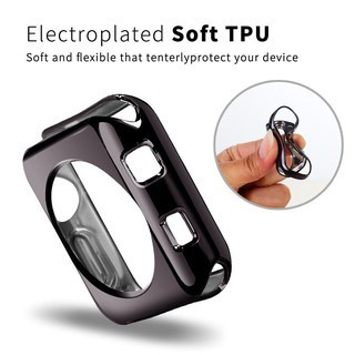 Dây Thép Milanese Apple Watch + Ốp TPU Bảo Vệ Viền Apple Watch Series 7/6/5/SE/4/3/2/1 Size 38-40-41-42-44-45