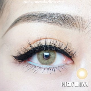 Lens áp tròng PITCHY BROWN - HSD 1 NĂM