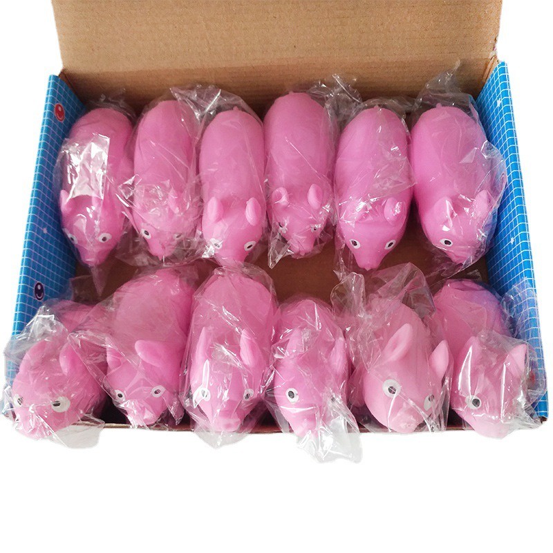 Heo Biến Hình Lala Pig Đồ Chơi Kéo Bóp Xả Stress Lợn Hồng Squishy