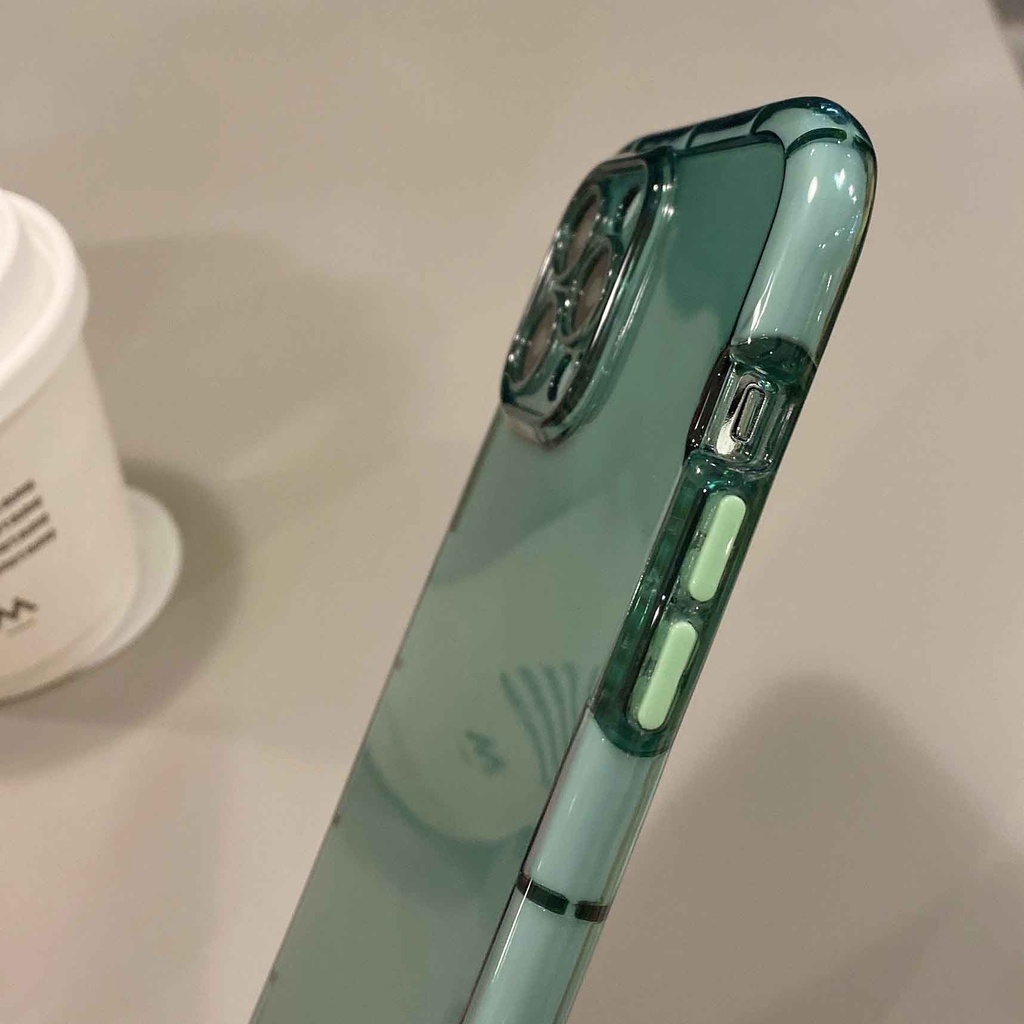 Ốp Điện Thoại Trong Suốt Dạ Quang Có Dây Đeo Cho iPhone 13ProMax 11 13 12 12Pro 11Promax XSMAX