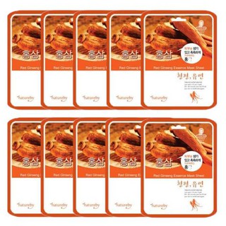 Mặt nạ giấy NATUREBY Red Ginseng Essence Mask Sheet