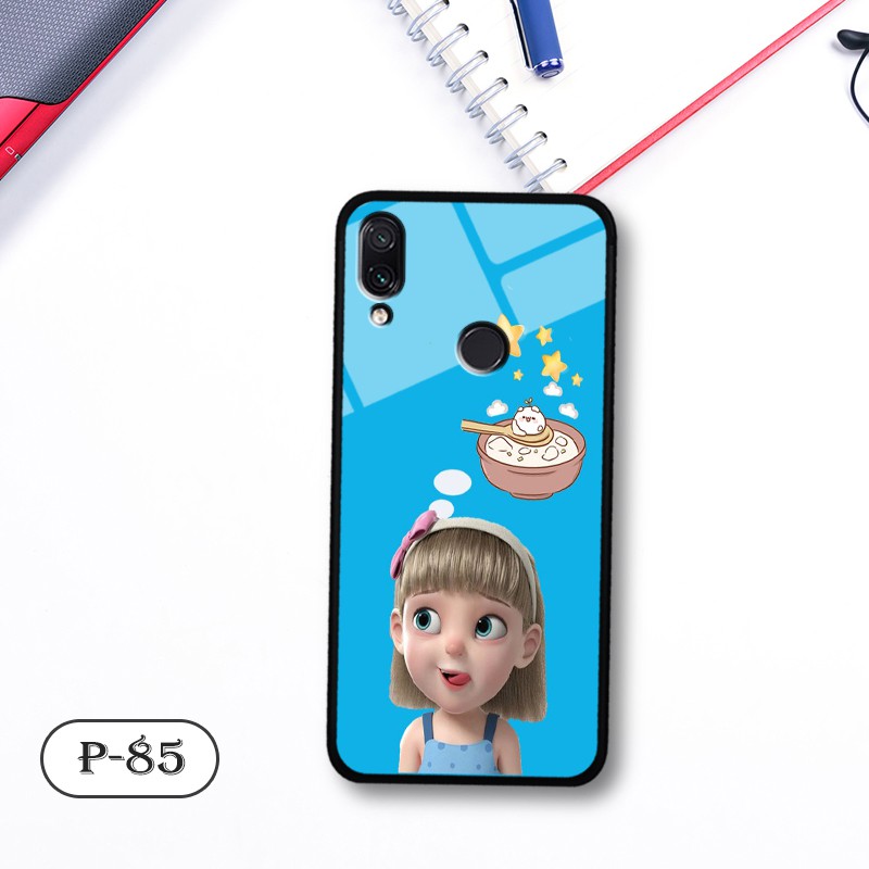 Ốp lưng kính 3D Xiaomi Redmi Note 7/ Note 7 Pro- hình cute