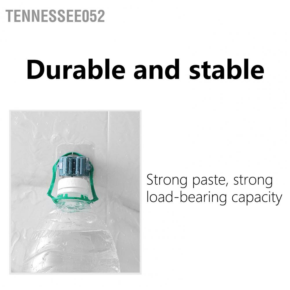 Tennessee052 Broom Holder Wall Mounted Mop Storage Rack Clamp for Bathroom Kitchen Garden Light Green