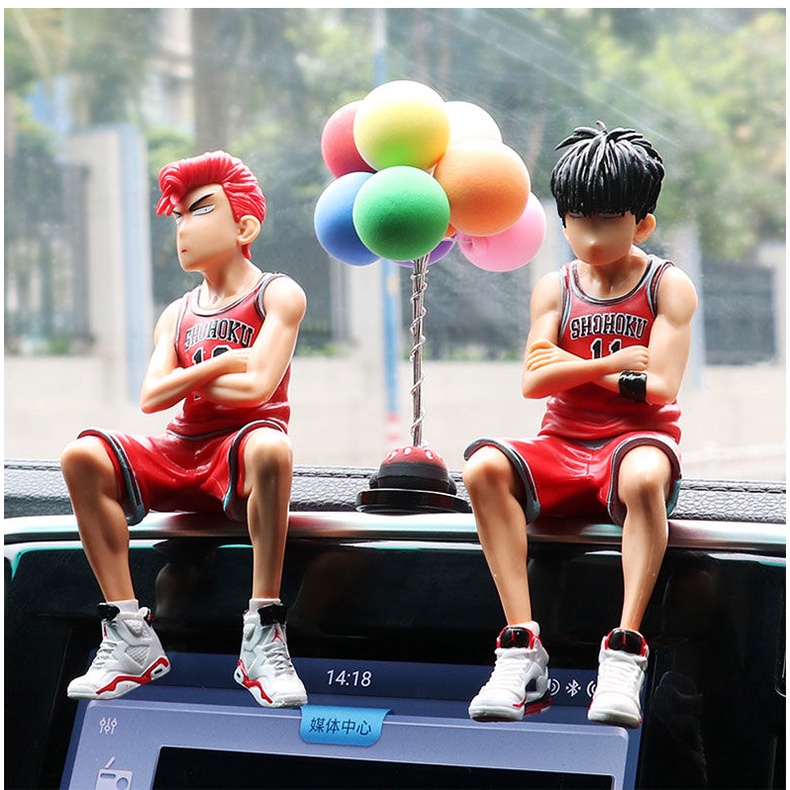 Mô Hình Cầu Thủ Bóng Rổ Hanamichi Sakuragi Kaede Rukawa Anime Slam Dunk 15Cm