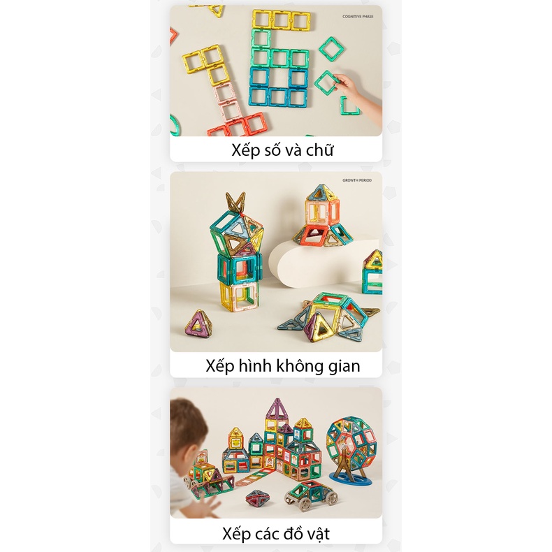 Xếp Hình Nam Châm Nhiều Mảnh Hàn Siêu Âm Không Dùng Vít Không Rơi Ra Nam Châm mạ Niken Cực Mạnh Và Chắc Chắn