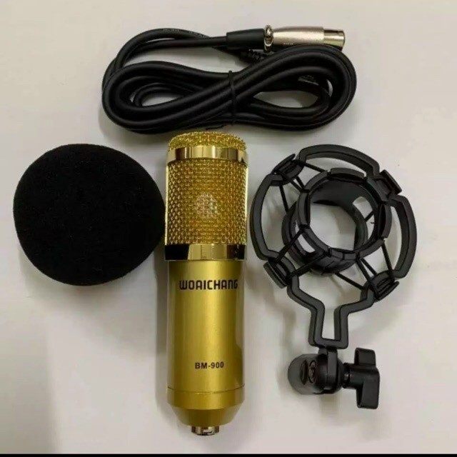 Mic thu âm chuyên nghiệp Woaichang BM900- mic chuyên livestream mẫu mã đẹp,bảo hành 1 đổi 1