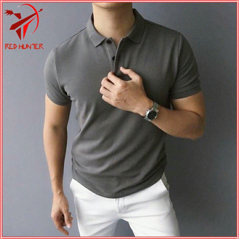 Áo Polo nam trơn , áo phông nam chất cá sấu loại đẹp | BigBuy360 - bigbuy360.vn