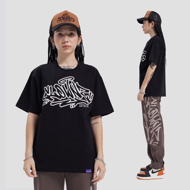 ÁO CỘC TAY CLOWNZ GRAFFITI TAG