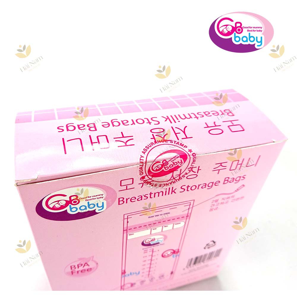 Hộp 50 túi trữ sữa GB Baby 250ml