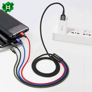 Cáp Baseus 4 Đầu Chính Hãng Baseus Rapid Lighning Micro Type C