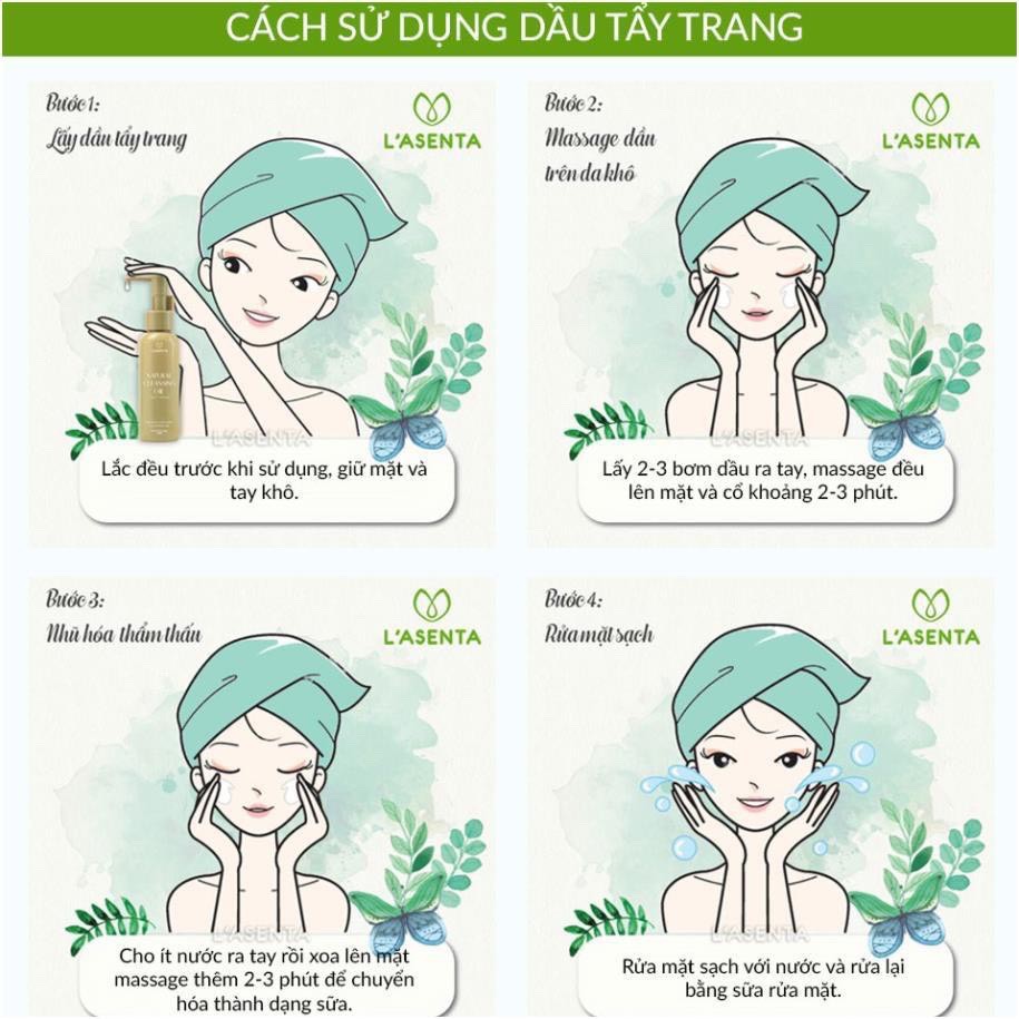 [ Hàng Chính Hãng ] Dầu Tẩy Trang Natural Cleansing Oil Dịu Nhẹ Cho Da