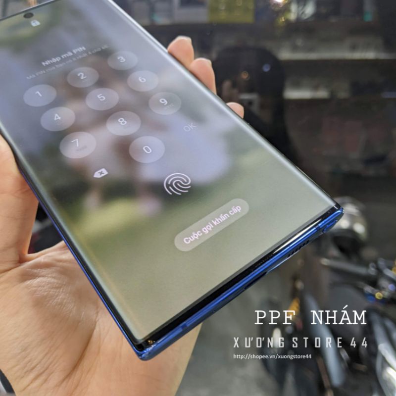 Miếng dán dẻo PPF chống trầy Note 10 Plus | Note 10 bóng/nhám