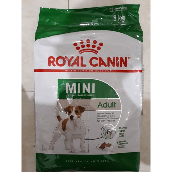 2kg(❁´◡`❁)ROYAL CANIN MINI ADULT Dành cho chó Mini (cân nặng tối đa dưới 10kg) đang trong lứa tuổi  từ 10 tháng tuổi &gt;