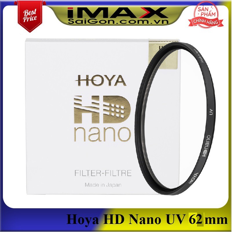 KÍNH LỌC FILTER HOYA HD NANO UV(HD3) 62MM ( Chính hãng TIXIAI phân phối )