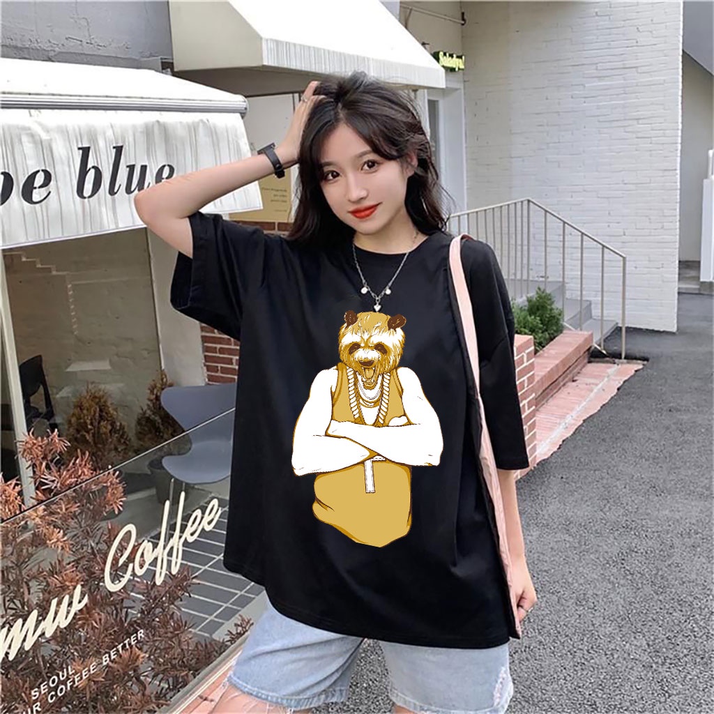 Áo thun kiểu Unisex Anh gấu đây Chất coton mát mịn , Cute dễ thương  Tay lỡ, Cao cấp AAL202112019