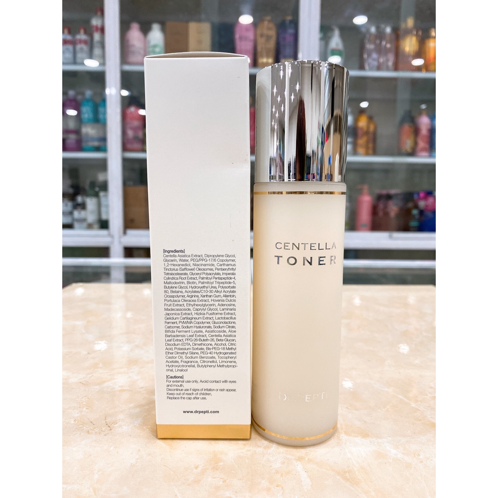 Nước Hoa Hồng Cân Bằng Da Dr.Pepti Centella Toner Hàn Quốc 180ml