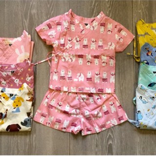 Bộ yukata mặc nhà cho bé gái( còn hồng)