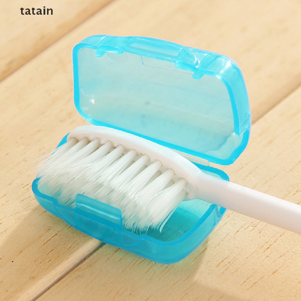 [TAT] Portable Toothbrush Head Cover Case For Travel Hikin Camping Toothbrush Cap Case CVX