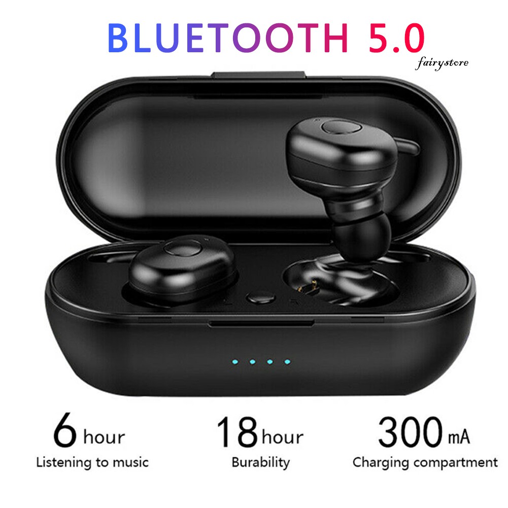 Tai Nghe Bluetooth 5.0 Kết Nối Bluetooth 5.0 Kèm Hộp Sạc