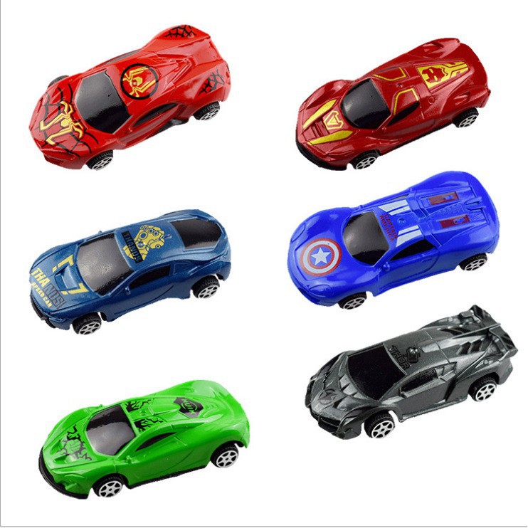 đồ trang trí bánh kem [FREESHIP] siêu xe bộ 6 món