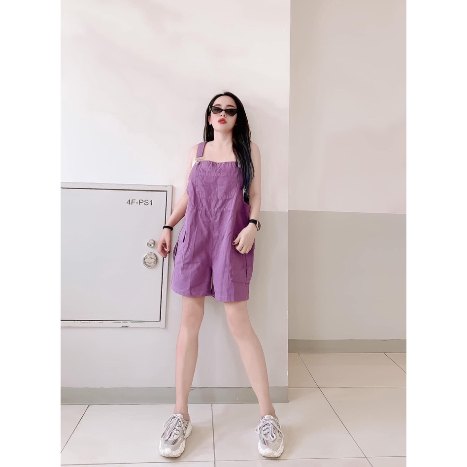 Yếm Quần Siêu Cute Phối Với Áo Ống Hay Ao Thun Basic Thì Cute Phô-Mai-Que