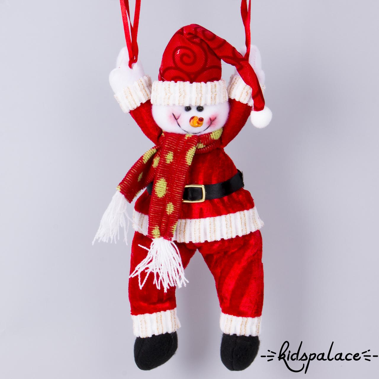 Phụ Kiện Trang Trí Cây Thông Giáng Sinh Hình Ông Già Noel / Người Tuyết / Dù Nhảy Múa Dễ Thương