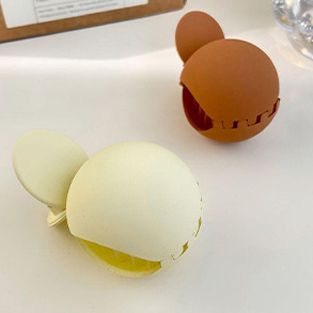 Kẹp Tóc Càng Cua Tròn Màu Trơn Dễ Thương Cho Nữ