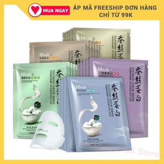 Mặt Nạ Tơ Tằm Loại Bỏ Thải Độc Dưỡng Da Mặt - One Spring mặt nạ nội địa trung