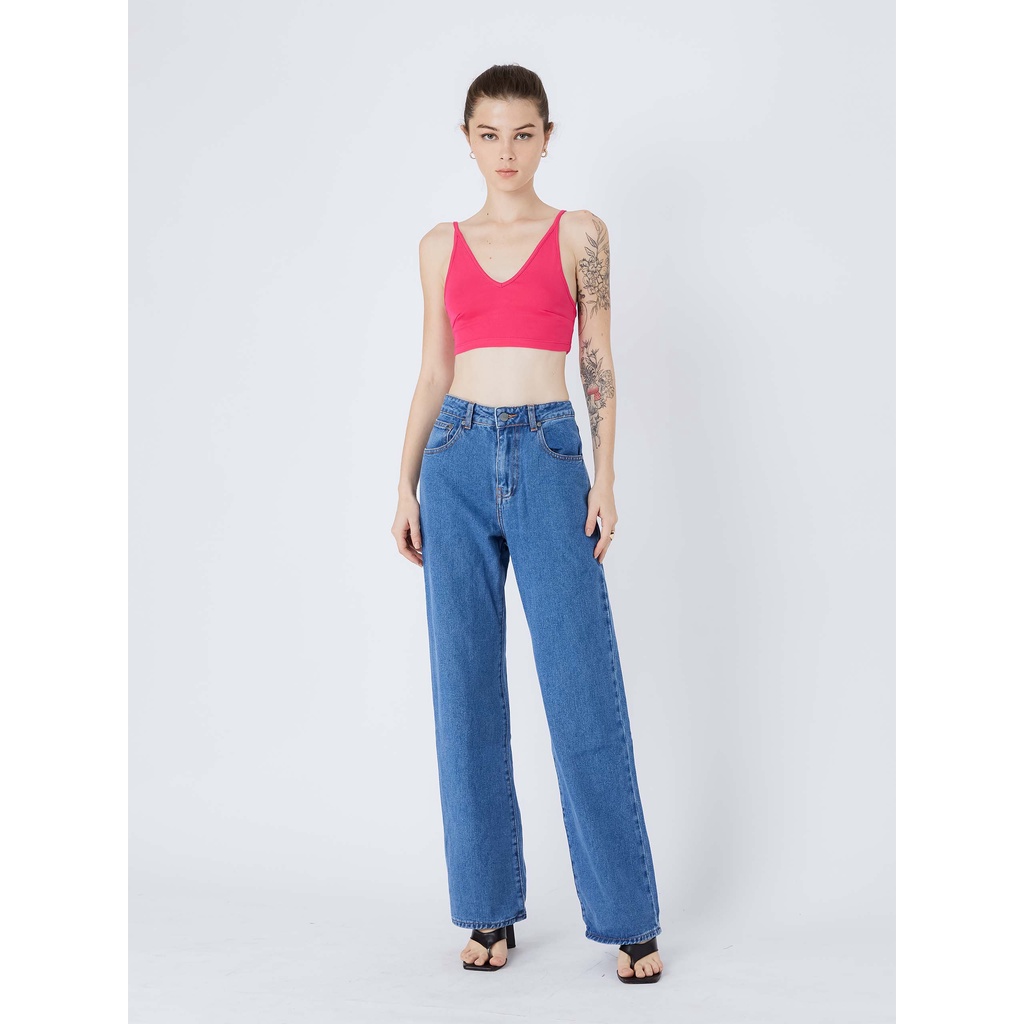 Áo Croptop Nữ Basic Bralette String , Chất Vải Thun Cotton ĐB Thoải Mái , WC000089,SOMEHOW