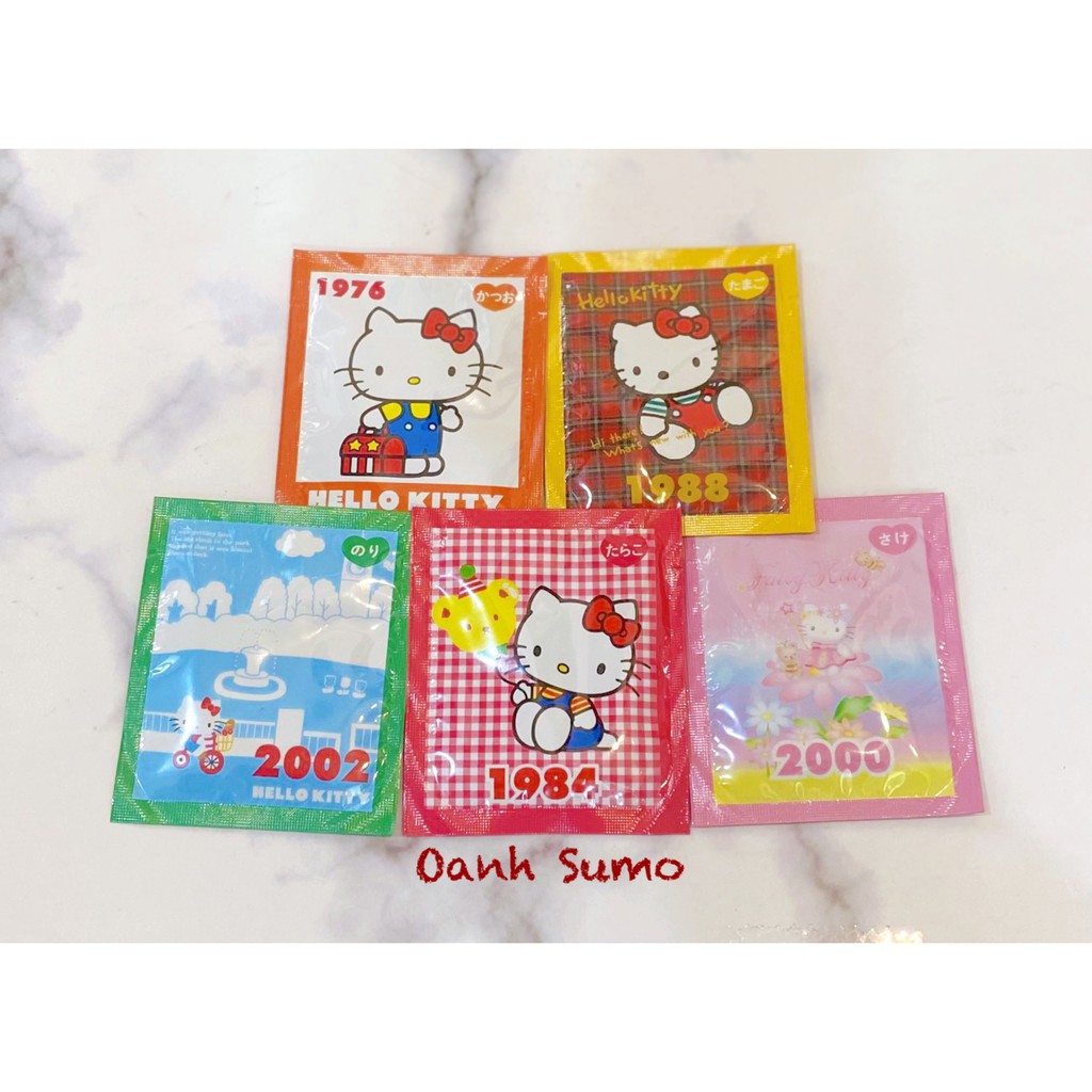 TÁCH LẺ rắc cơm Hello Kitty Nhật (Date 2023)