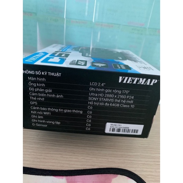 VIETMAP C61 (pro) - Camera hành trình 4K Cảnh Báo Giao Thông Giọng Nói - HÀNG CHÍNH HÃNG