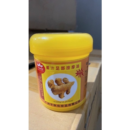 Kem masager chân gừng dung spa dưỡng sinh