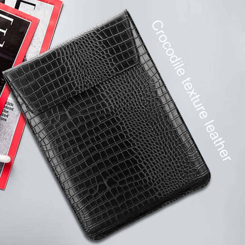 Túi Da Bảo Vệ Laptop Họa Tiết Da Cá Sấu 5 Màu Cho MacBook Air 13 inch Pro 13 inch Xiaomi Huawei 13 inch