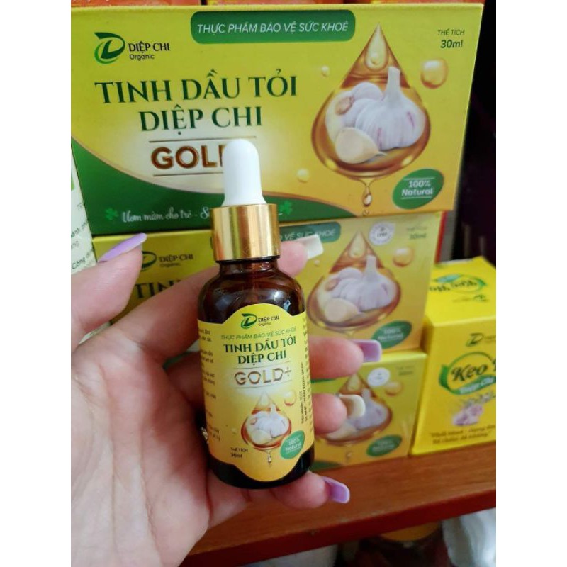 DẦU TỎI DIỆP CHI GOLD ( tặng siro húng chanh 150ml )