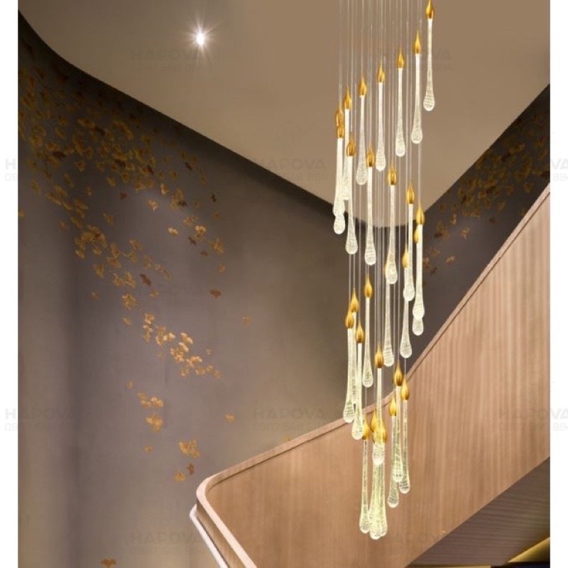 Đèn thả tông tầng HAPOVA CANJI 5800 phi 800 x 25 quả