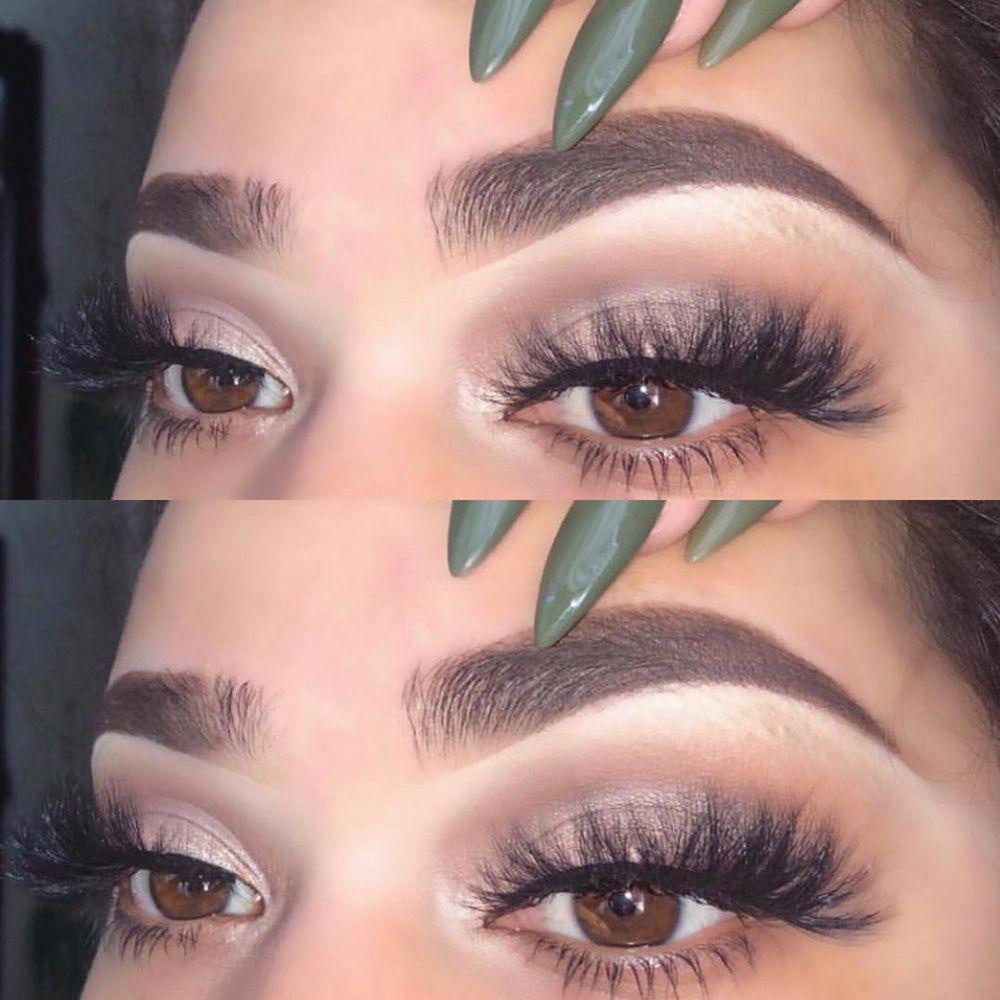 Bộ 10 Cặp Lông Mi Giả SKONHED 100% Lông Chồn 3D Trang Điểm Làm Đẹp